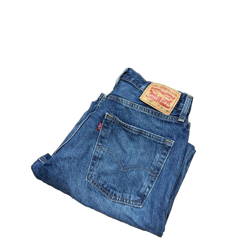 Levi’s 578 Baggy Blue Jeans 30x29 (30" on tag)